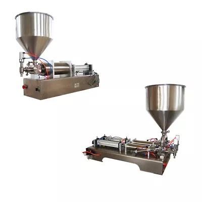 10-5000ml Liquid Paste Filling Machine Pneumatic Piston Filler Bottle Packing • $2327