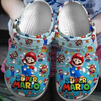 Personalized Super Mario Love Crocs Custom Super Mario Gift Crocs Clog Shoes  • $55.99