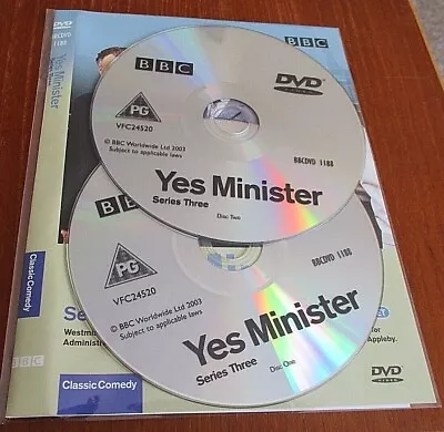 Yes Minister - Series 3 (DVD 2003) 2 Disc DVD • £1.75