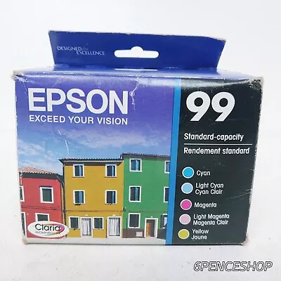 New *Stained Box* Epson 99 Multi-Color Ink Cartridge 08/2025 • $27.99