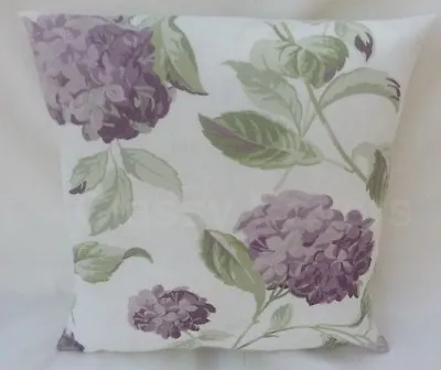 Laura Ashley Designer Cushion Cover HYDRANGEA  Grape Purple Fabric Various Sizes • £12.95
