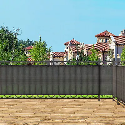 Privacy Screen Fence Garden Screening Windbreak Fencing Shade Net Outdoor Patio • £12.99