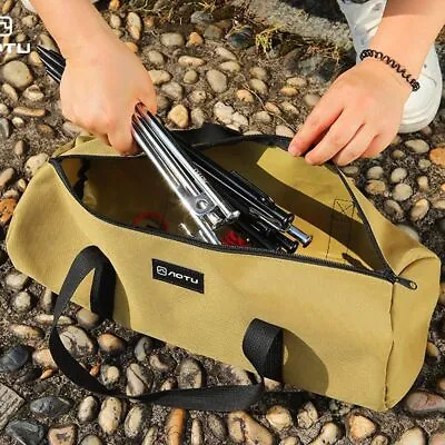 Outdoor Tent Storage Bag Tent Pole Bag Tent Pegs Organizer Camping Accessories • $15.30