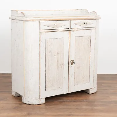 White Sideboard Cabinet From Sweden Circa 1860-80 • $4700