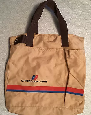 United Airlines Vintage Tote Bag Circa 1978 • $10