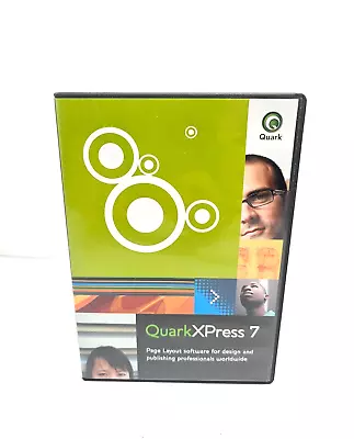 QuarkXPress 7 Windows & Mac Full Version 2 Discs Application & Alliance • $59.99