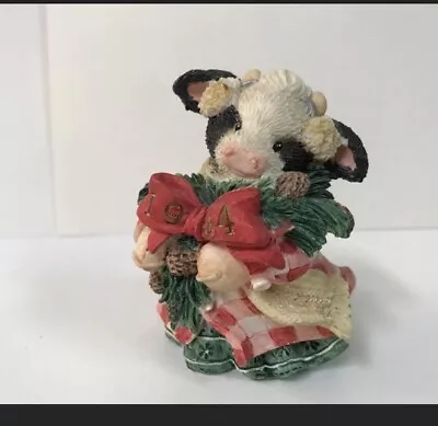 Enesco Mary's Moo Moos Cow Figurine  Heffergreen  #651664 • $1.99