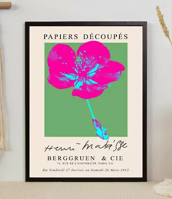 £9.99 • Buy Henri Matisse Exhibition Poster, Vintage Gift, Wall Art Decor Print