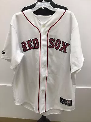 Majestic Boston Red Sox #34 David Ortiz Jersey Size XL White • $9.99