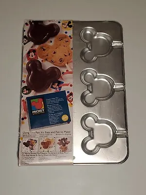 New Wilton Mickey Mouse Head Cookie Mini Treat Cake Pan Mold Insert 2105-8103 • $21.24