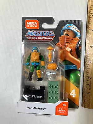 Man At Arms Masters Of The Universe Mega Construx Series 4 Figure  Sealed MOTU • $17
