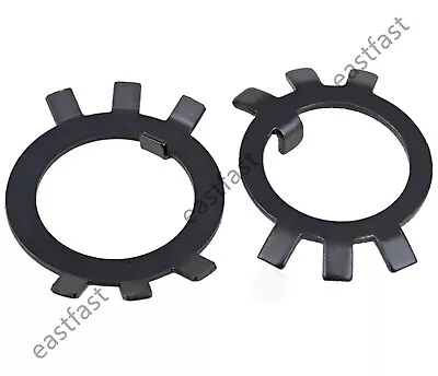 Black Steel Tab Washers For Round Nut M10-M60 • $56.06