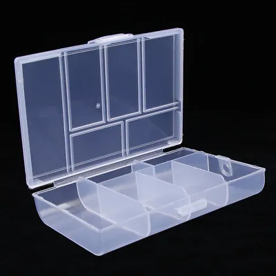 Compartments Plastic Box Case Jewelry Bead Storage Container Craft Organizer • £3.32