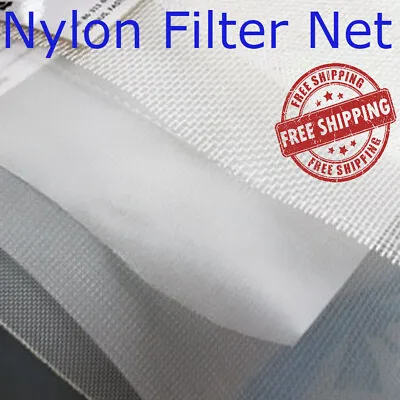 Nylon Mesh Food Grade Filter Net Micron Fabric Cloth Kitchen Oil Water Colanders • $7.50
