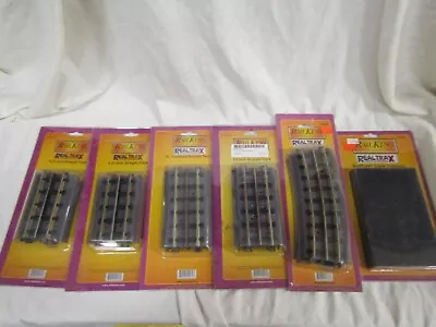 Train Track O Scale Gauge Railking Mth Lot Straight Curve Grade Crossing In Pack • $34.87