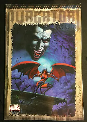 Purgatori The Dracula 1 Gambit Sketchbook Lady Death Evil Ernie Rare Leblanc • $13