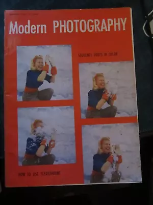 Modern Photography Magazine February 1950 How Use Flexichrome Sequence Shots 50 • $14.99