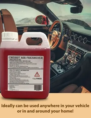 VERY STRONG FRANGANCE CHERRY CAR AIR FRESHENER 1 Litre • £7.30