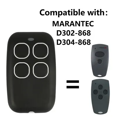 Universal Garagentor Handsender Marantec Digital D302-868 Und D304-868 • $11.27