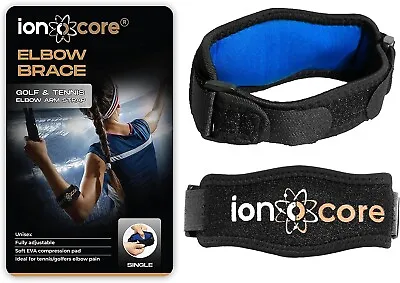 £8.80 • Buy Ionocore Tennis Elbow Support Strap - Golfers Elbow Support For Men & Women -