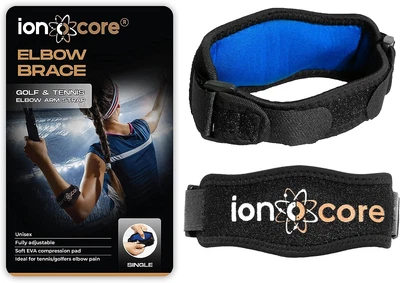 £8.80 • Buy Ionocore Tennis Elbow Support Strap - Golfers Elbow Support For Men & Women -