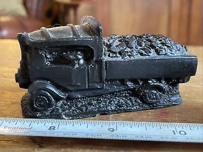 *VINTAGE* Coal Truck - Hand Crafted From Coal Wales “kingcraft” Figurine Rx12 • £12