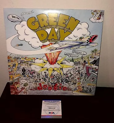 Billie Joe Armstrong Green Day Dookie Signed Autographed Vinyl Record RARE PSA 2 • $749.99