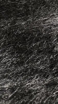 £10 • Buy Jet Black  Wool Blend  Mohair Coating Fabric John Louden 150cm 