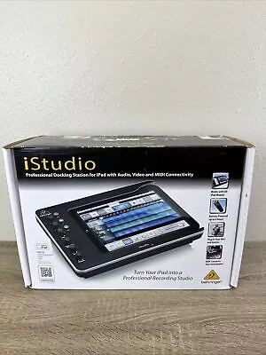 Behringer IStudio IS202 IPad Recording Dock Interface W/ MIDI Phono XLR 1/4  • $160