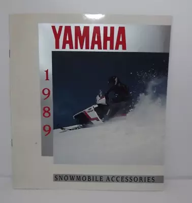 Vtg 1989 YAMAHA Snowmobile Accessories  Advertising Brochure • $17.99