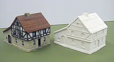 6mm German 18th Century Half Timbered Houses (Code 20/LE1) • £8