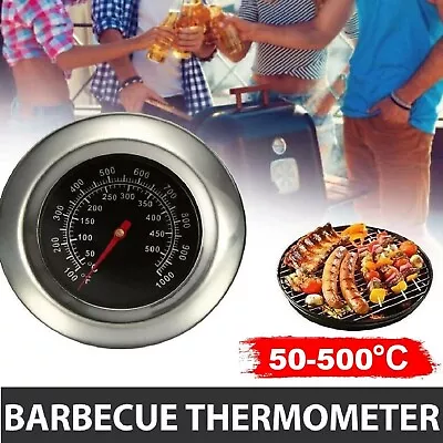 Barbecue Thermometer Oven Pit Temp Gauge 50-500℃ BBQ Smoker Grill Temperature • $13.79