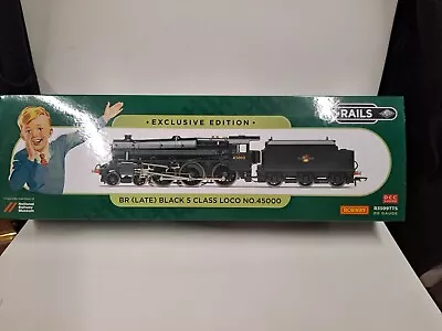 HORNBY R3599TTS Black 5 Rails Of Sheffield Exclusive Edition TTS Sound Weathered • £180