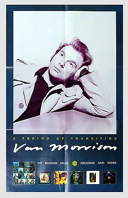 Van Morrison Poster 1977 A Period Of Transition Album Promotion • $95