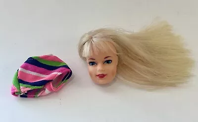 Talking Stacey Barbie Doll Blonde Hair Head Only Swimsuit Bottoms 1968 Vintage • $43.58