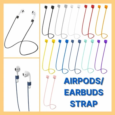 $3.25 • Buy Airpods Earbuds Anti Lost Silicone Strap String Holder Cable Earphones Headphone