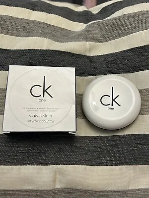 Ck One Calvin Klein Cream Powder Bronzer Duo 100 Softly Glowing • £25