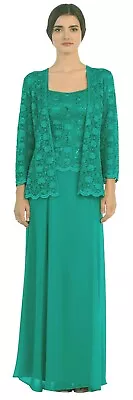 Mother's Formal Gown W/Jacket - EV3175 - M To 4X - NWTags • $39