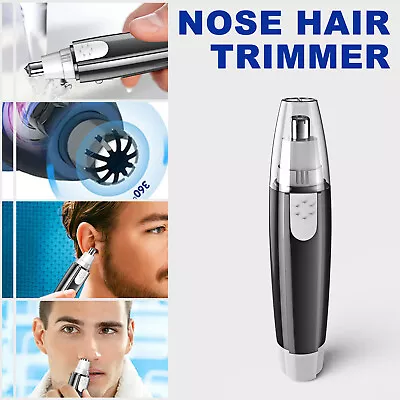 Men Electric Nose Hair Trimmer Ear Beard Eyebrow Mustache Remover Shaver Clipper • $6.99