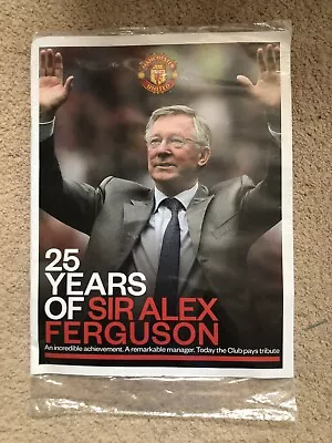 Sir Alex Ferguson 25 Years Booklet • £3.50