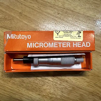 MITUTOYO Micrometer Head 0-1  151-404 / MHH1-1 LA  - NEW IN BOX • $49.99