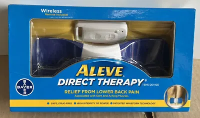 GREAT SHAPE Aleve Direct Therapy Tens Device Lower Back Pain Relief With Remote • $69.95