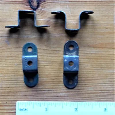 Vintage Job Lot Of 4 Meccano  Top Hat Connections 1.5 In By 0.5 In • £3