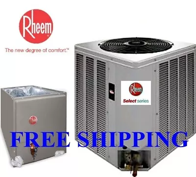 4 Ton Rheem Endeavor™ Line Select 14.3 SEER2  Condenser And Evaporator Coil • $3230