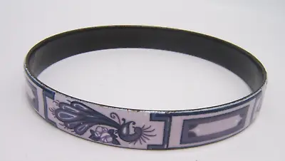 Michaela Frey Bangle Bracelet Enamel Designed Panels Shades Of Purple • $22