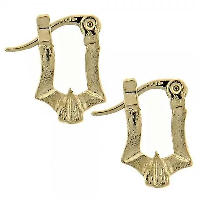   9ct Gold GF Small Hoop Earrings For Children  JS33 • £8.99