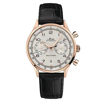 Mido Multifort Patrimony SWISS Automatic Chronograph Men's Watch M0404273626200 • $1249.95