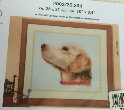 Verachtert Vervaco Dog Retriever Cross Stitch Kit 10  X 8  Belgium Hunting New • $14.99