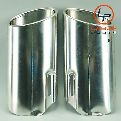 +a2123 W212 Mercedes 10-13 E Class Rear Left And Right Exhaust Tip Tips Set • $86.99