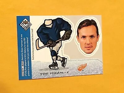 $4.76 • Buy 1998-99 UD Choice Hockey Bobblehead Insert #BH27 Steve Yzerman Detroit Red Wings